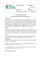 GUIDELINES FOR MANAGING HIGHLY INFECTIOUS LINEN