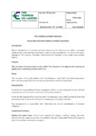 GUIDELINES ON MANTAINING LAUNDRY MACHINES