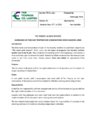 GUIDELINES ON TIME AND TEMPERATURE COMBINATIONS WHEN WASHING LINEN